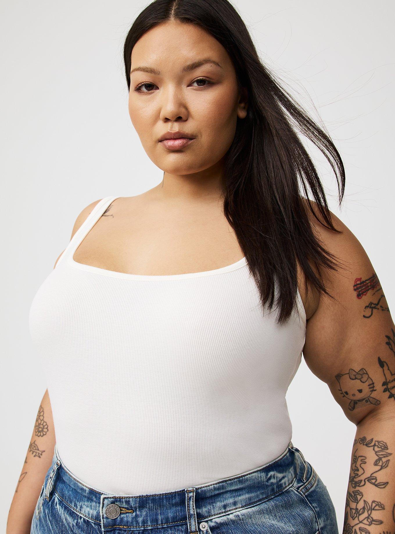 Double Rib Square Neck Tank