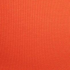 Plus Size Double Rib Square Neck Tank, FIESTA, swatch