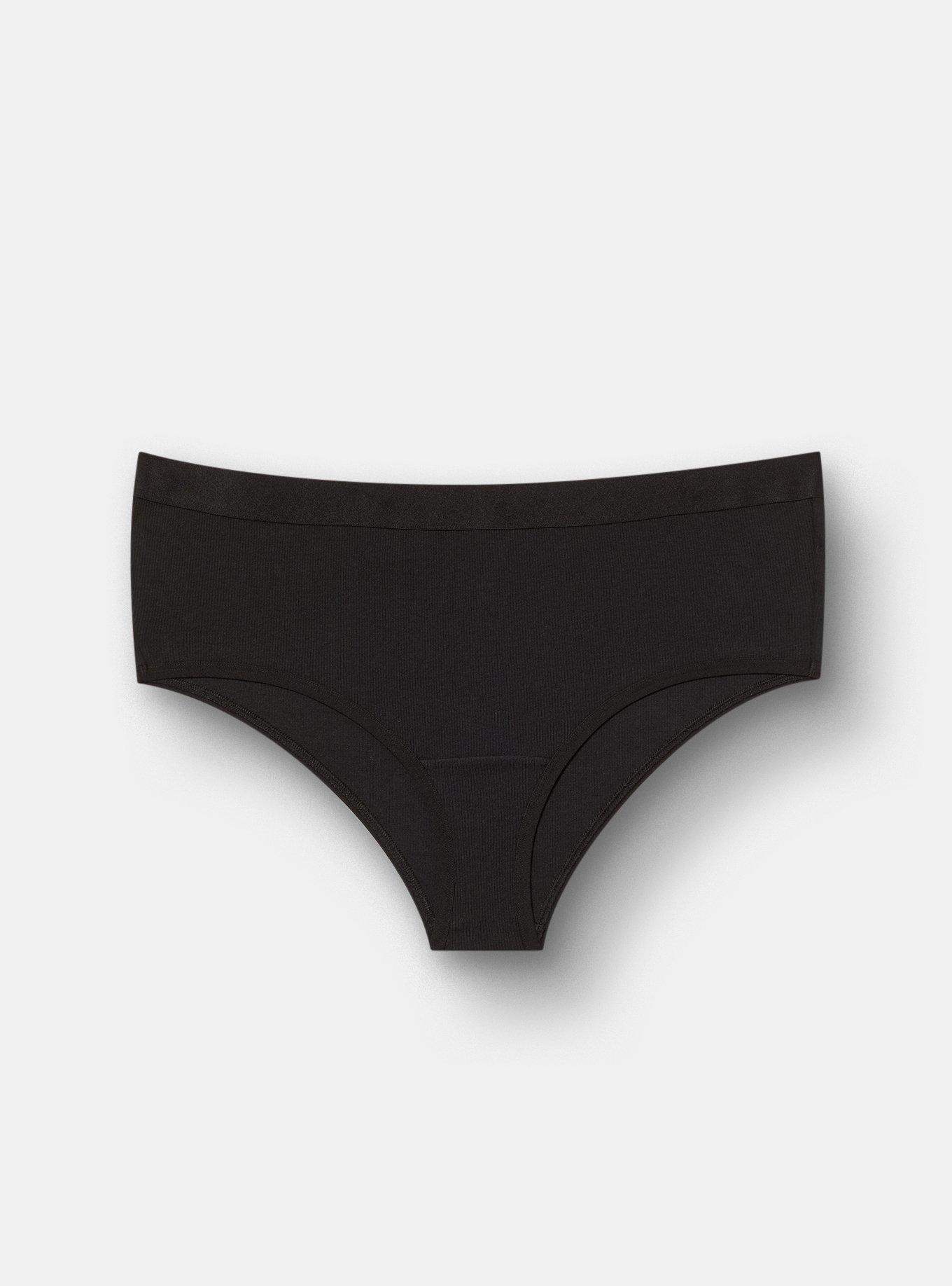 Cotton Rib Mid-Rise Cheeky Panty
