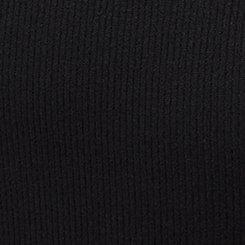 Cotton Rib Mid-Rise Cheeky Panty, RICH BLACK, swatch