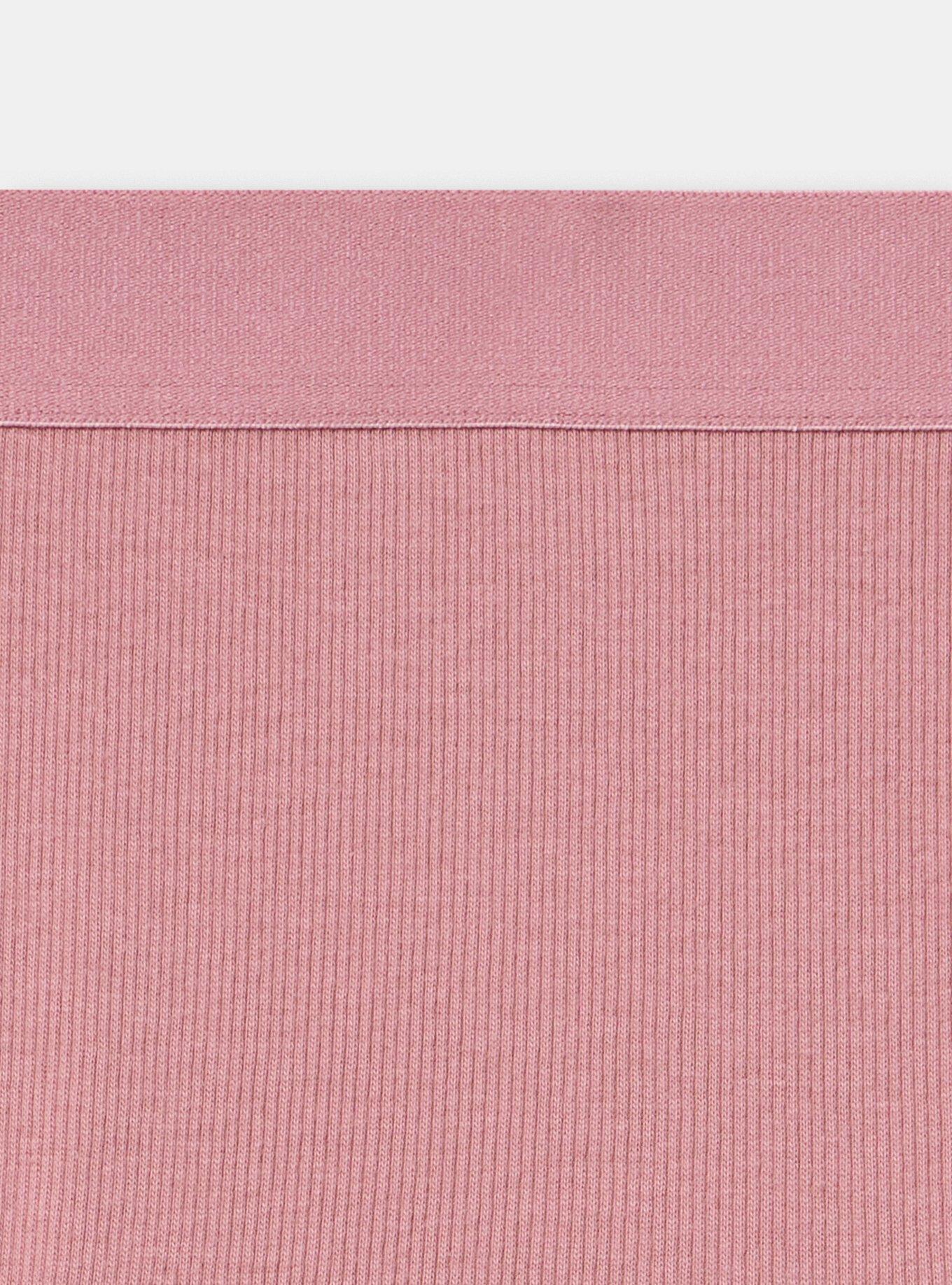 Cotton Rib Mid-Rise Hipster Panty, NOSTALGIA ROSE, alternate