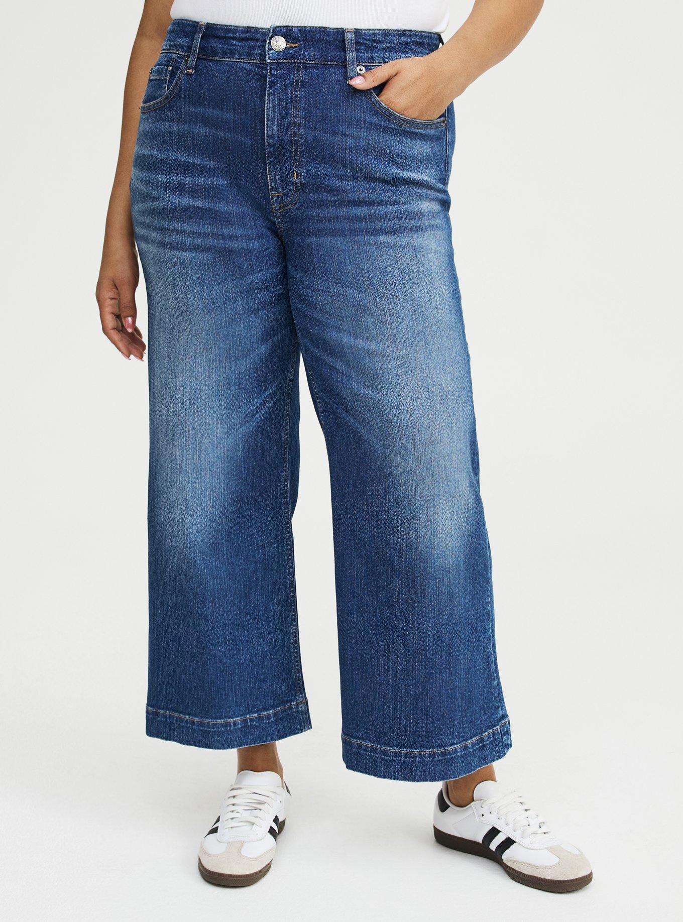 High-Rise Wide-Leg Ankle Jean, BORN TO RUN, alternate