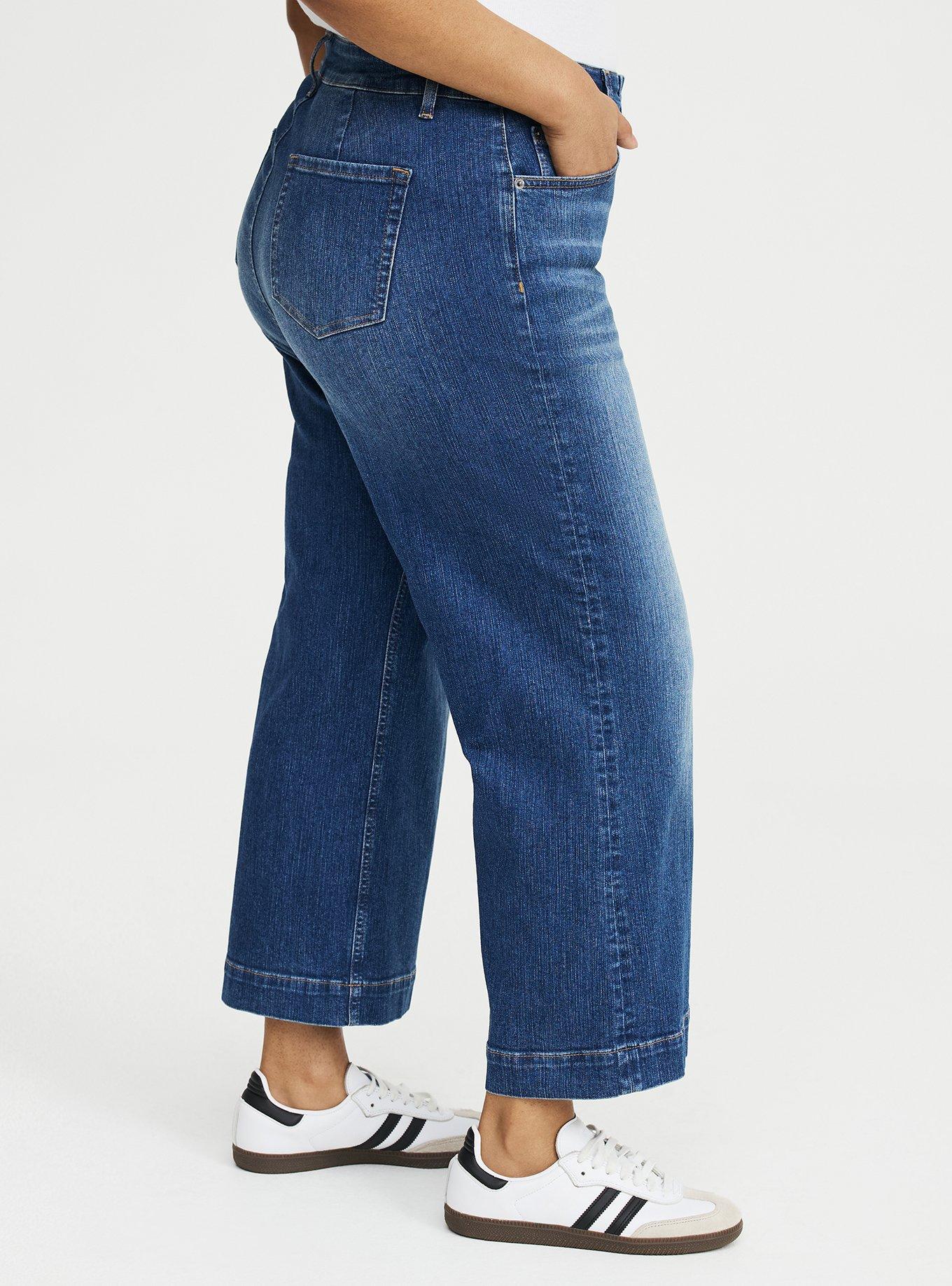 High-Rise Wide-Leg Ankle Jean, BORN TO RUN, alternate