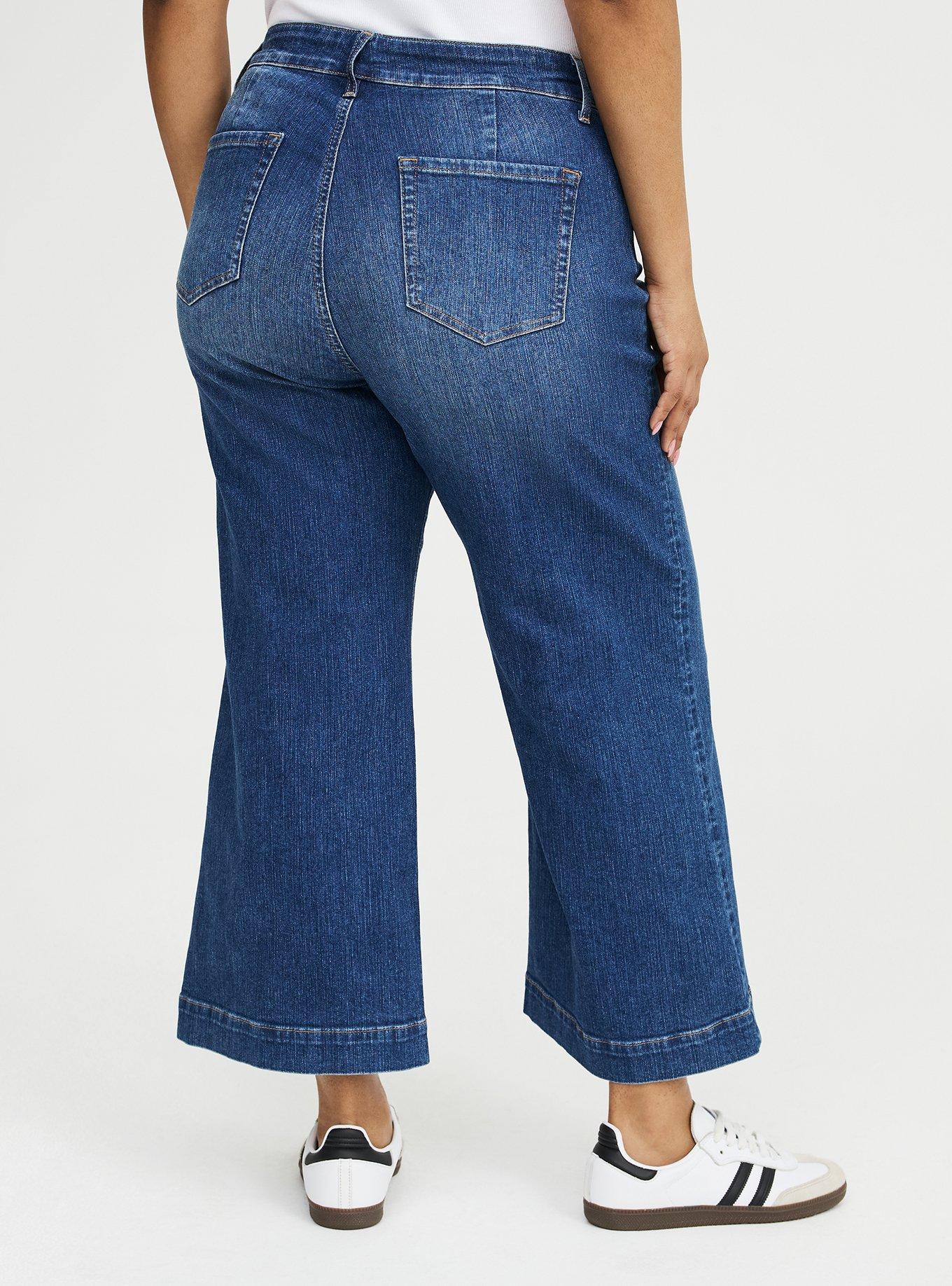 High-Rise Wide-Leg Ankle Jean, BORN TO RUN, alternate