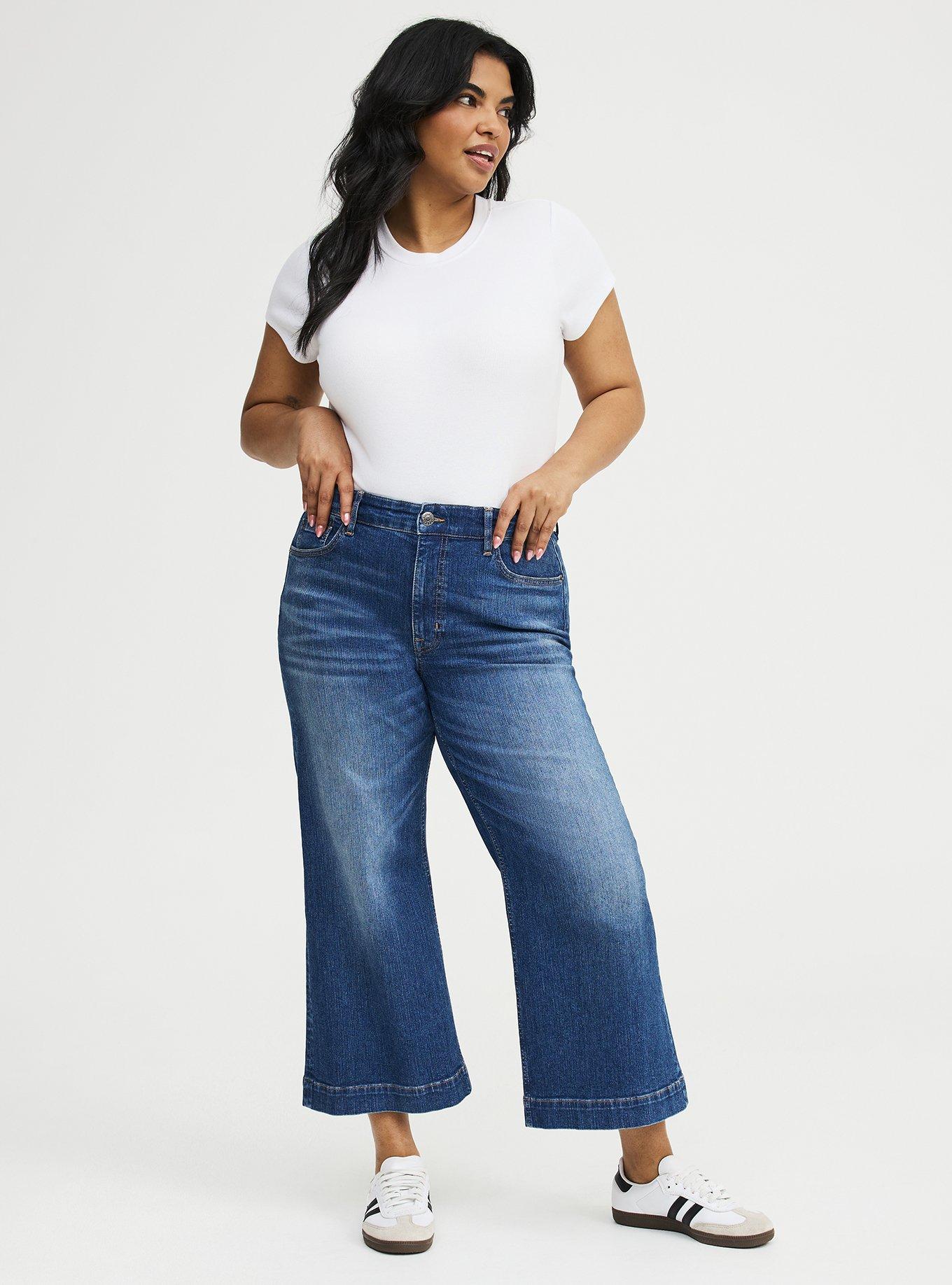 High-Rise Wide-Leg Ankle Jean, BORN TO RUN, hi-res