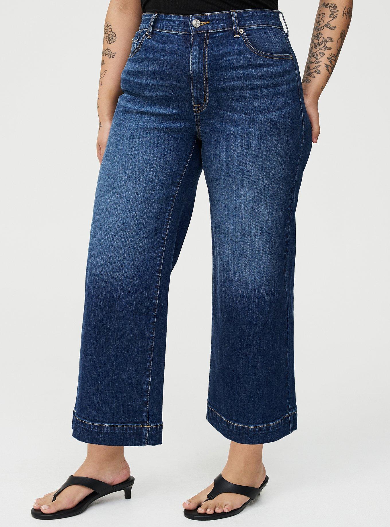 Crop High-Rise Wide-Leg Jean, SHARK TANK, alternate