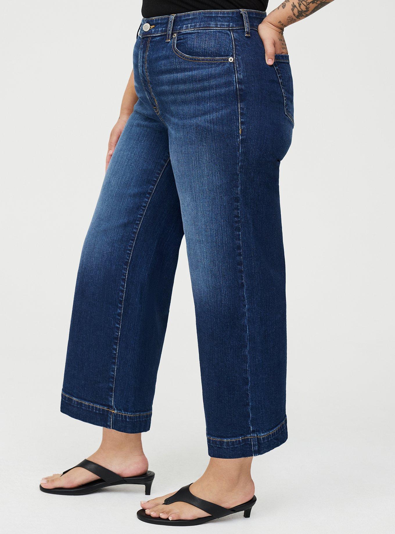 Crop High-Rise Wide-Leg Jean, SHARK TANK, alternate