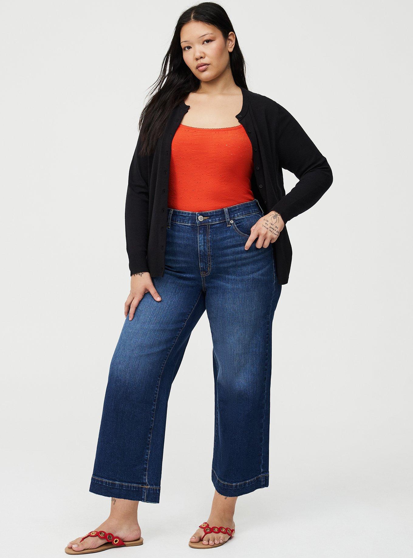Crop High-Rise Wide-Leg Jean, SHARK TANK, alternate