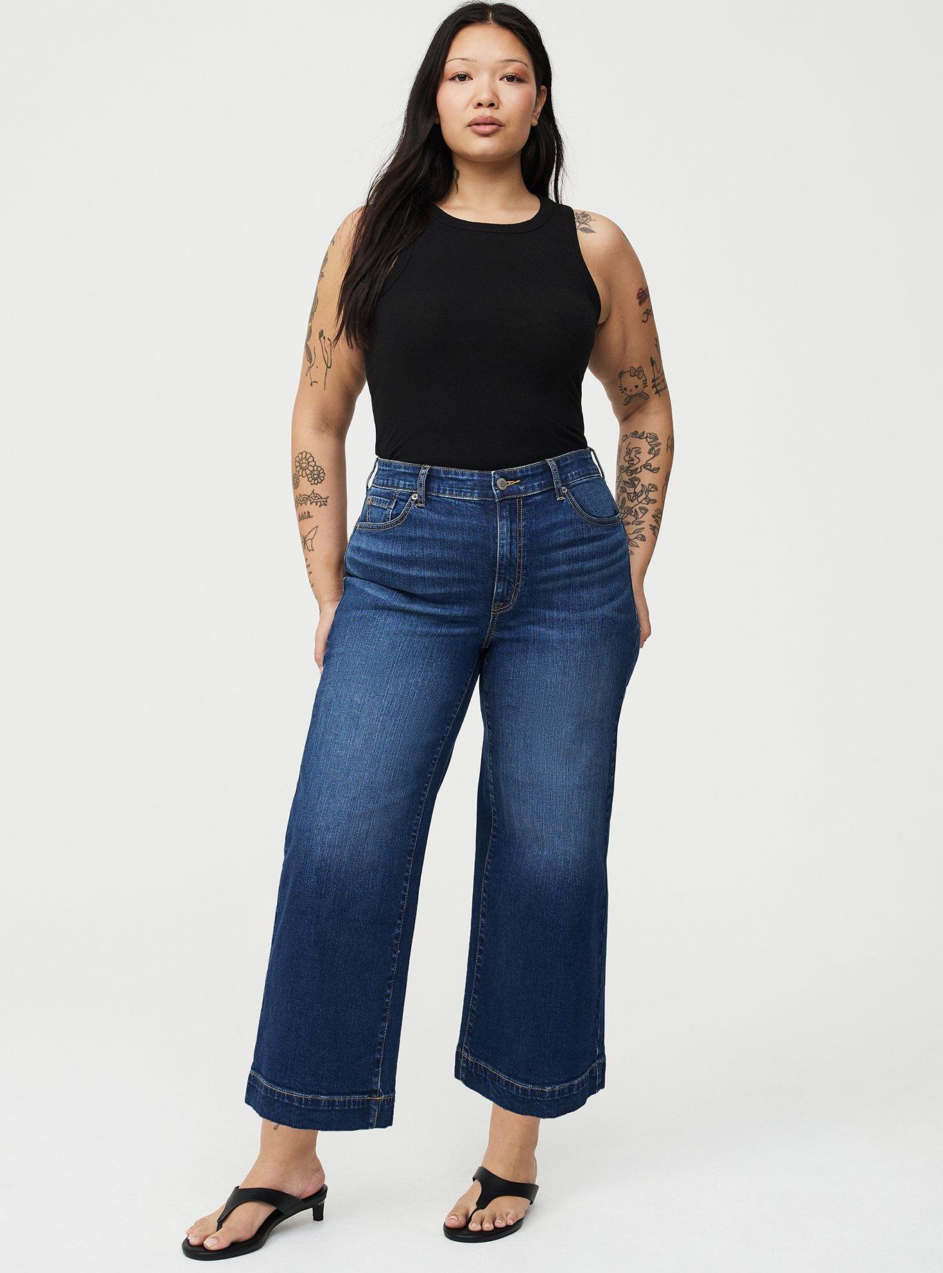 Crop High-Rise Wide-Leg Jean, SHARK TANK, hi-res