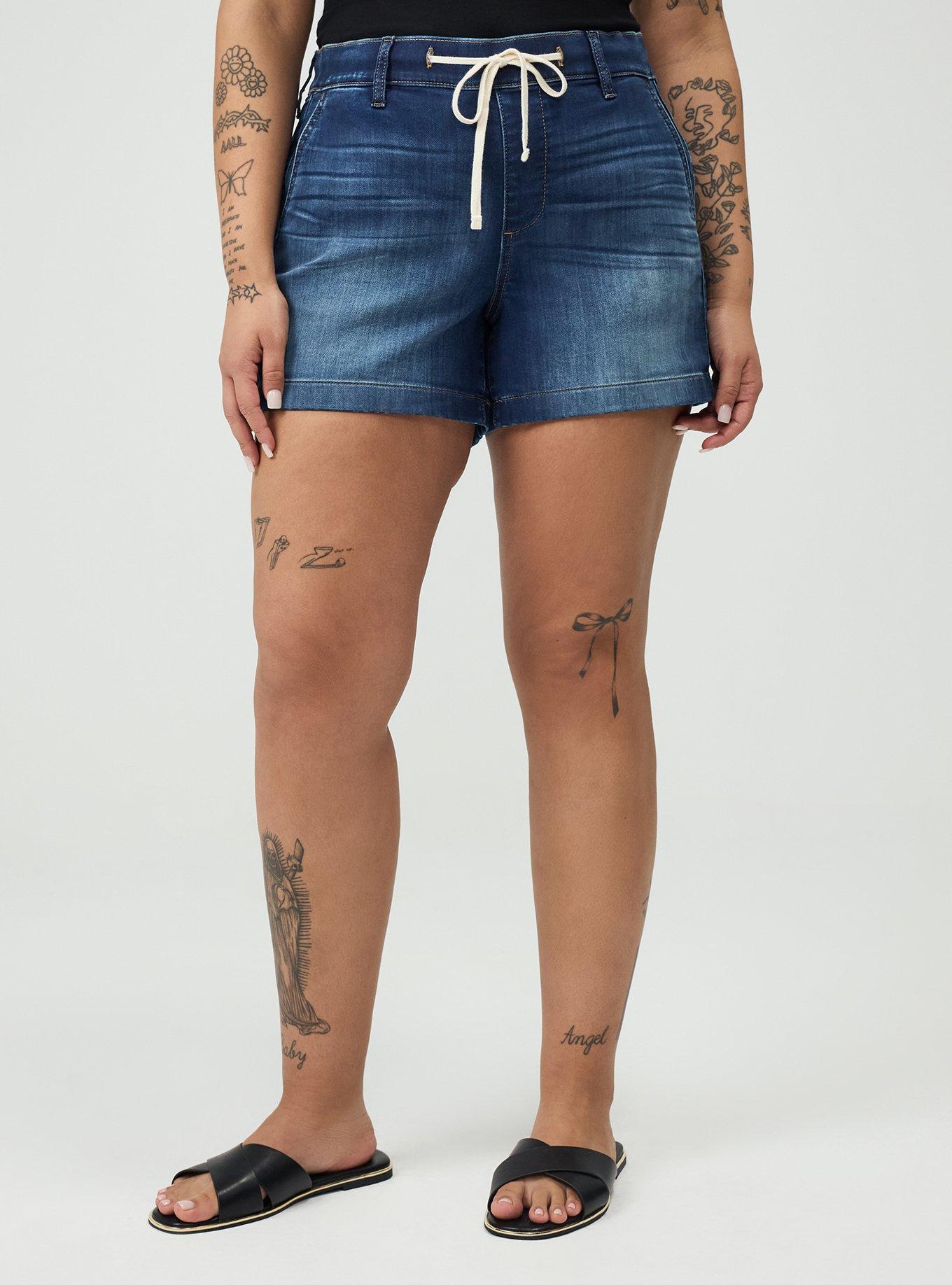 3.5"" Weekend Mid-Rise Short, DARK WASH, alternate