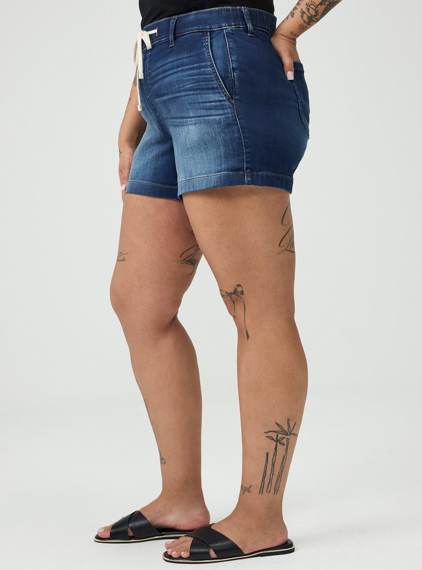 3.5"" Weekend Mid-Rise Short, DARK WASH, alternate