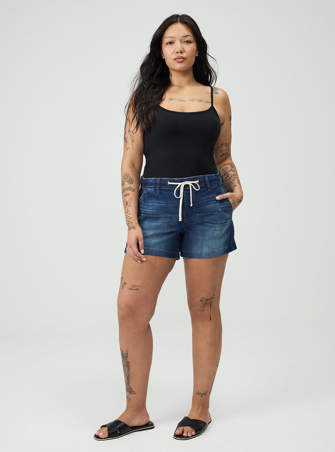 3.5"" Weekend Mid-Rise Short, DARK WASH, alternate