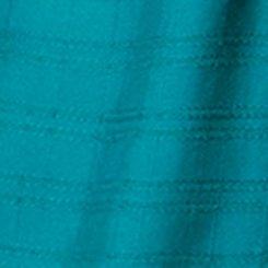 Plus Size Cold-Shoulder 3/4 Sleeve Top, EVERGLADE, swatch