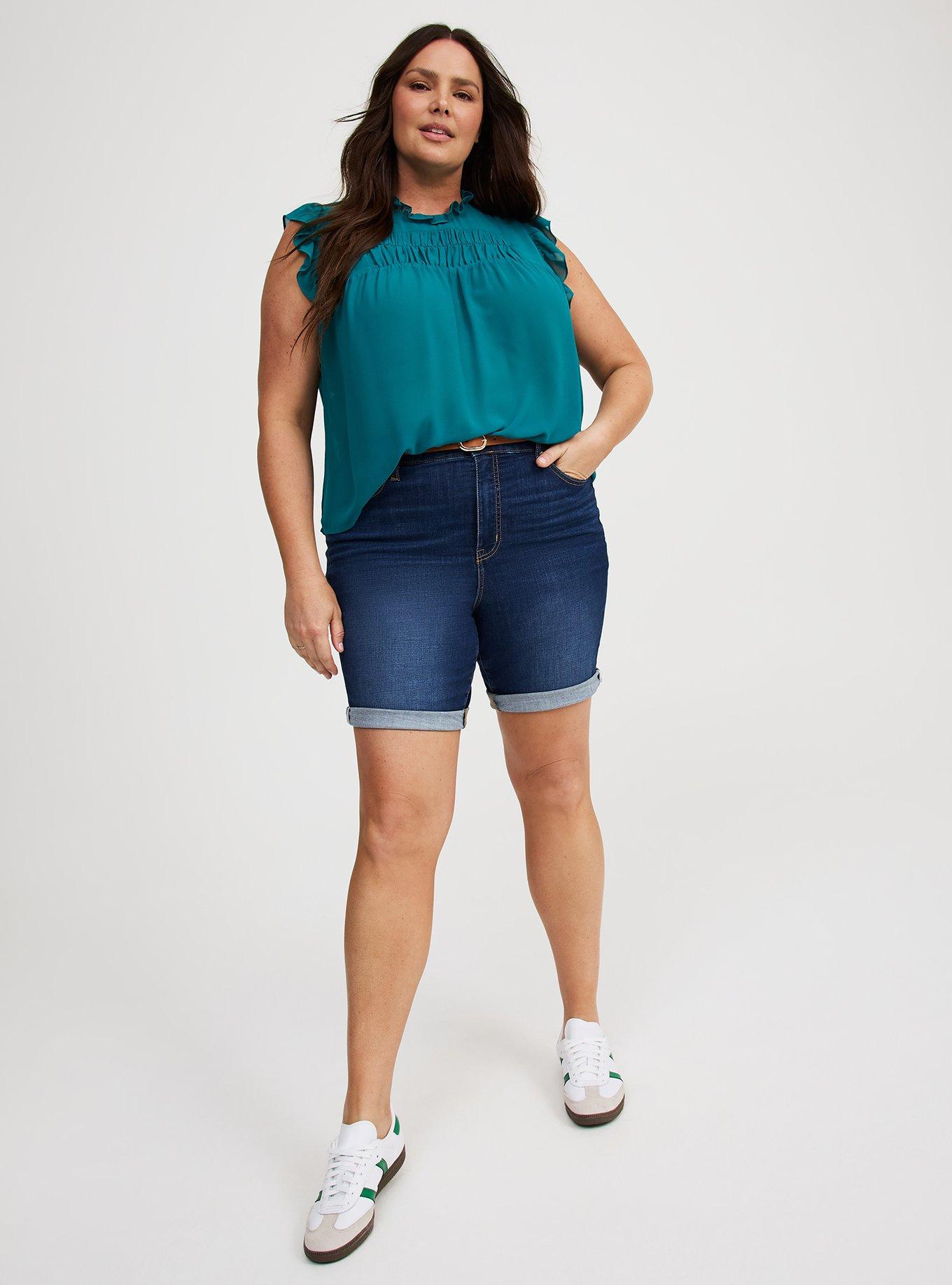 Chiffon Ruffle Smocked Top