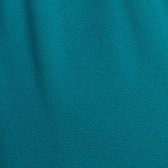 Plus Size Chiffon Ruffle Smocked Top, EVERGLADE, swatch