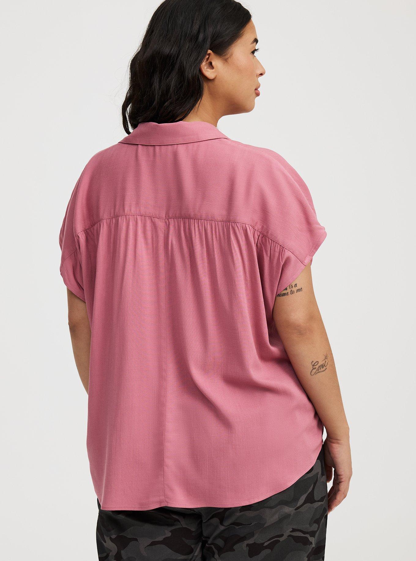 Collared Dolman Popover Top