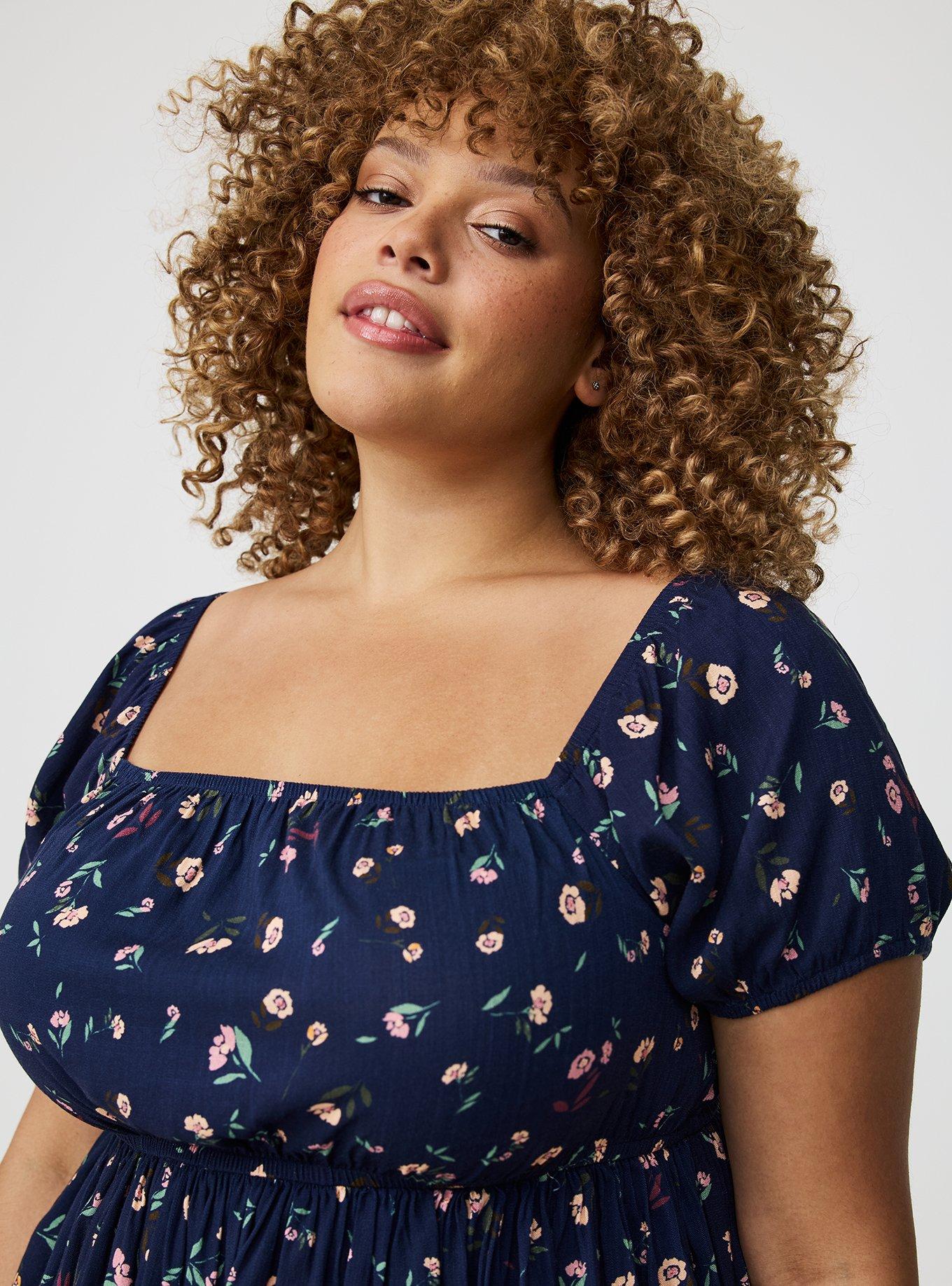 Babydoll Square-Neck Top