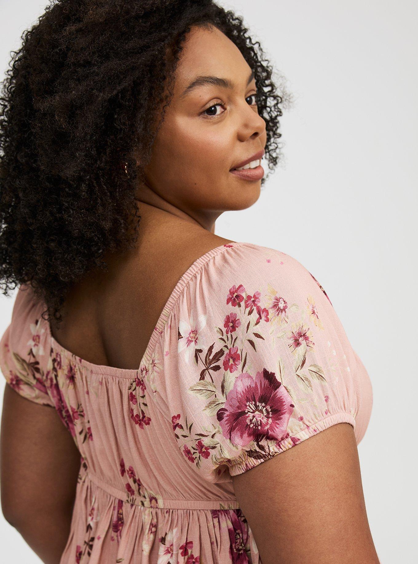 Babydoll Square-Neck Top