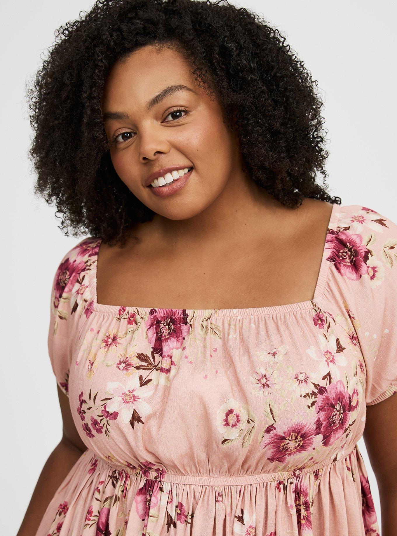 Babydoll Square-Neck Top