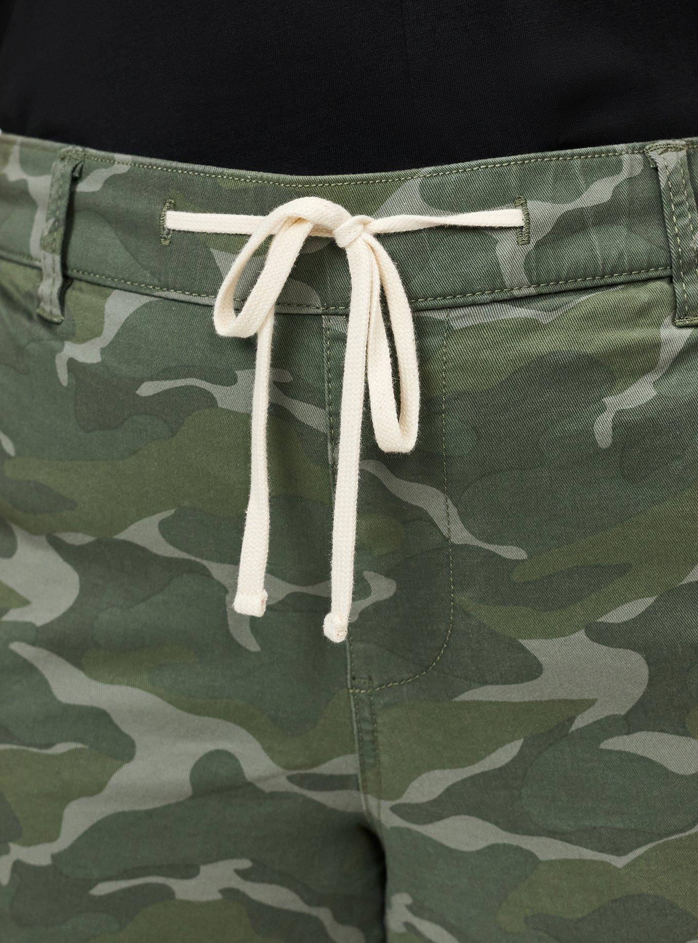 Plus Size Weekend Mid-Rise Wide-Leg Pant, CAMO CADET, alternate