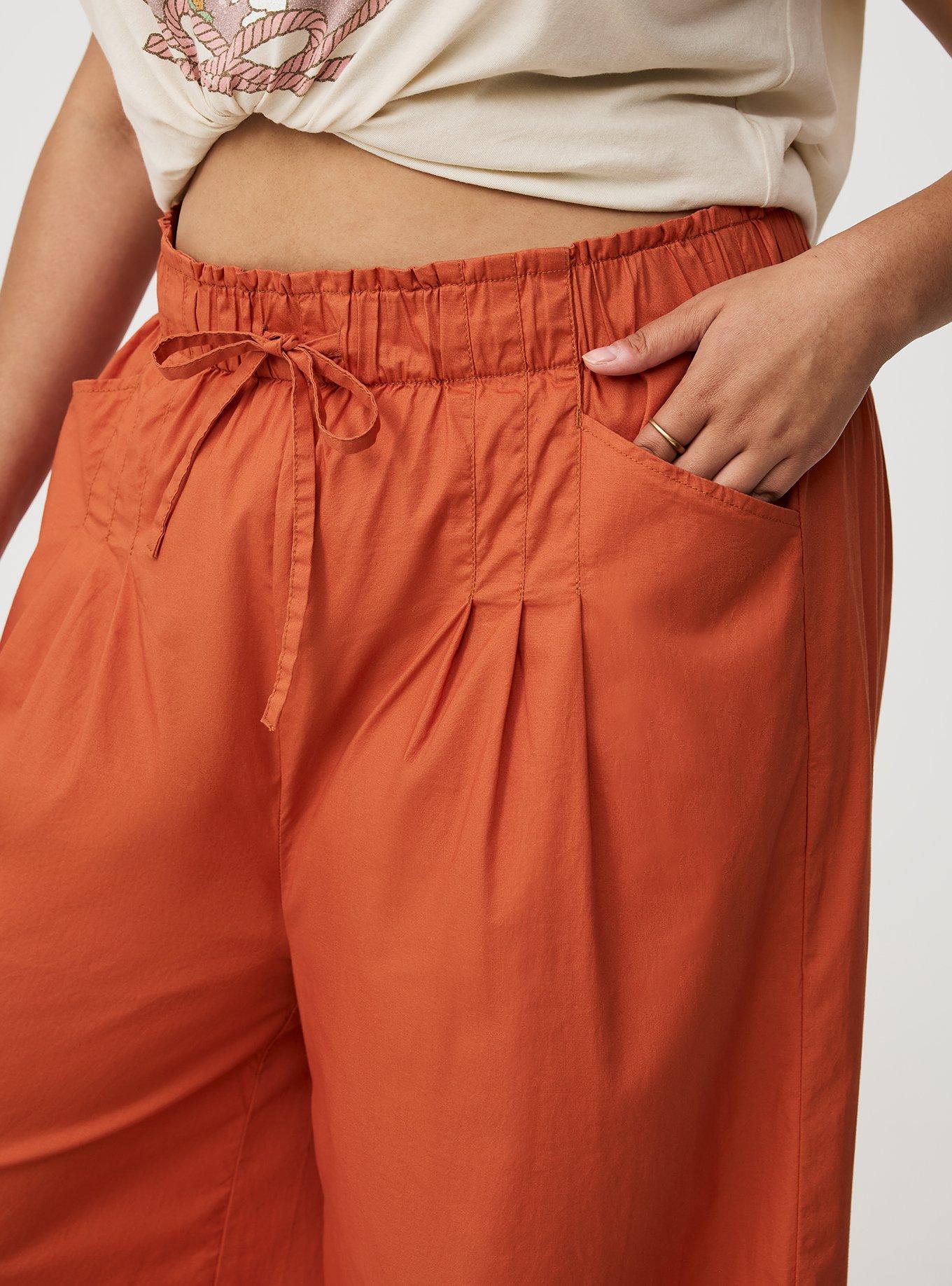Pull-On Pleat Super Wide Leg Pant