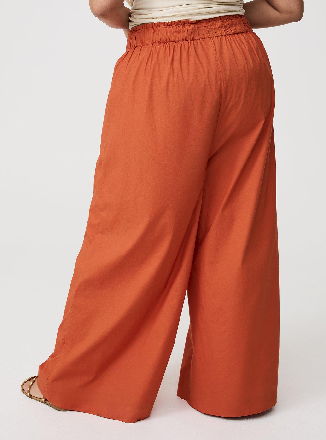 Pull-On Pleat Super Wide Leg Pant