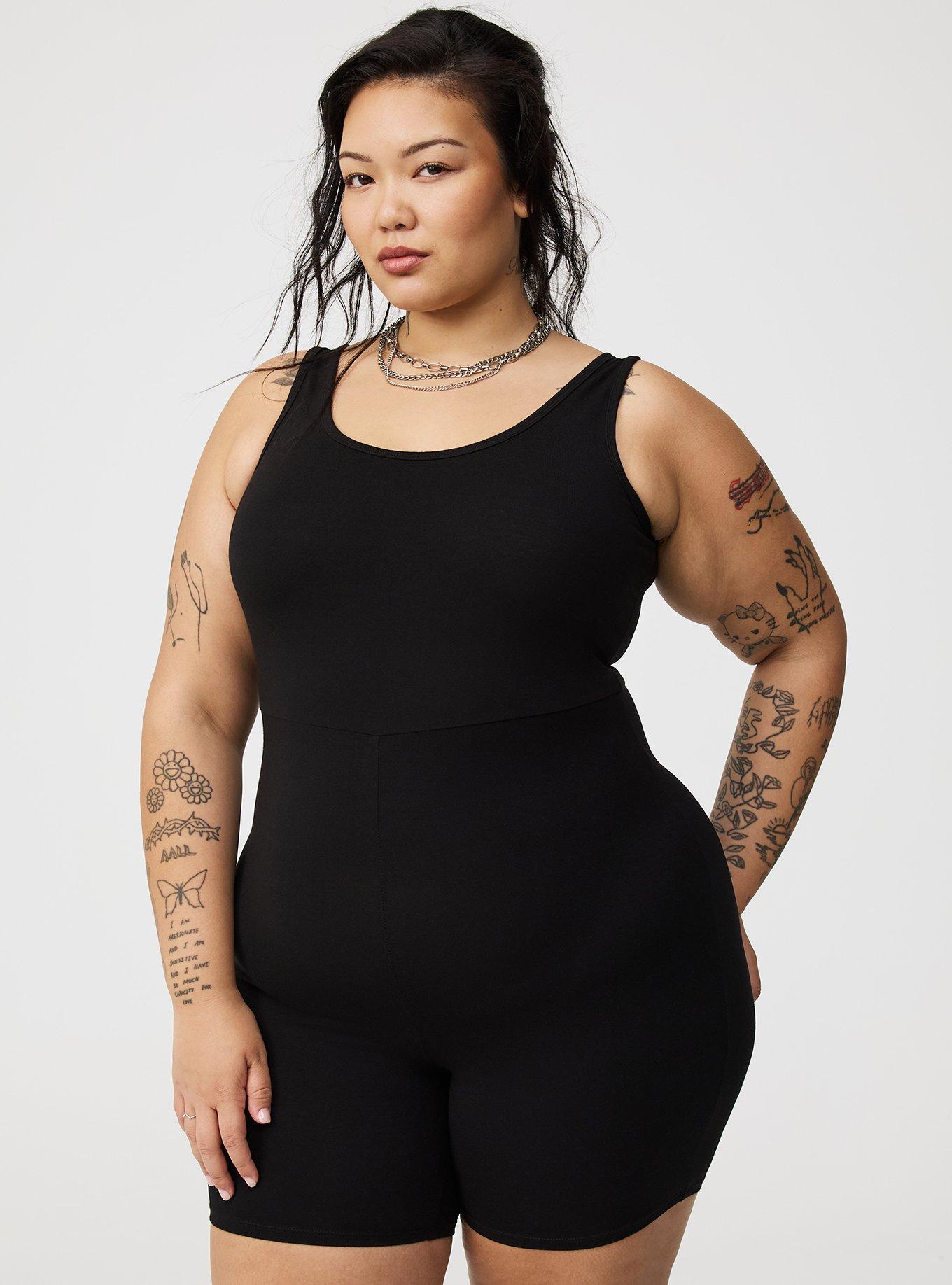 Scoop-Neck Tank One-Piece
