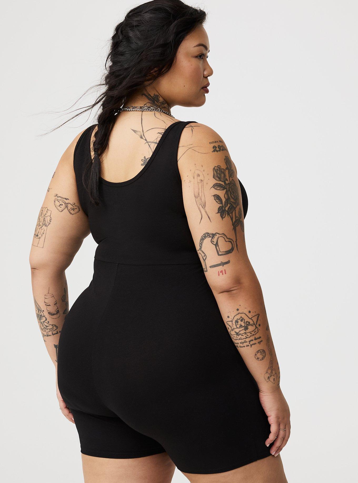 Scoop-Neck Tank One-Piece