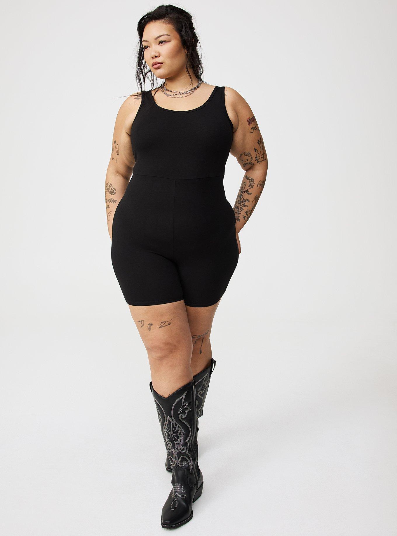 Scoop-Neck Tank One-Piece