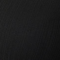 Plus Size Ruffle Tank, DEEP BLACK, swatch