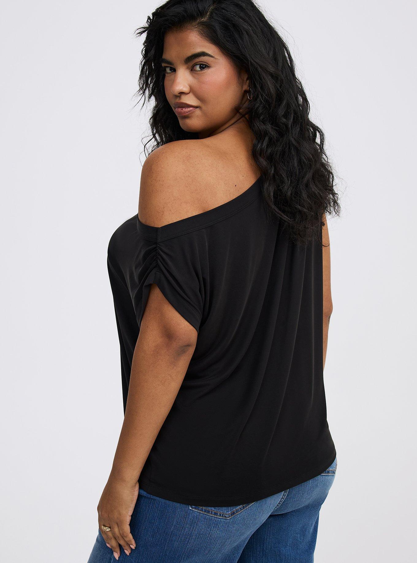One Shoulder Sandwash Tank