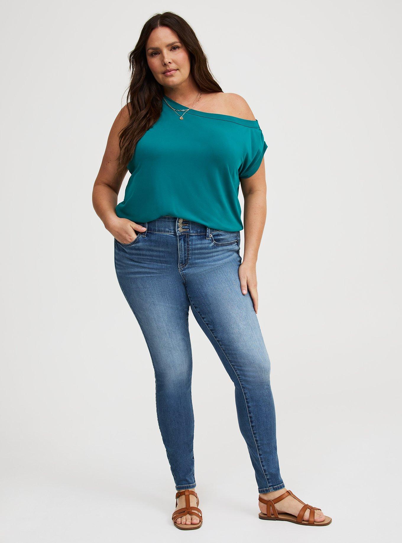 Sandwashed Off-Shoulder Tee