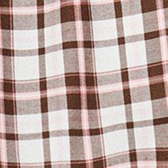 Plus Size LoveSick Boxer Pant, COQUETTE BIAS PLAID ANTIQUE WHITE, swatch