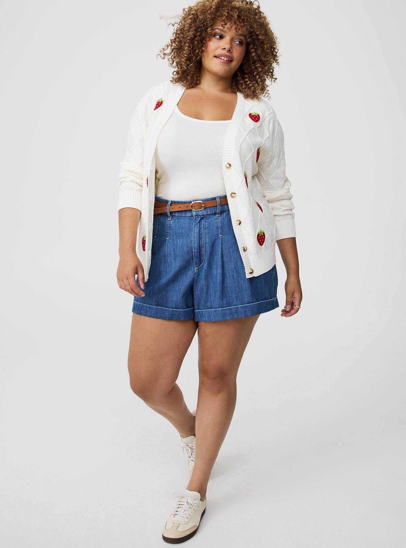 Embroidered V-Neck Cardigan