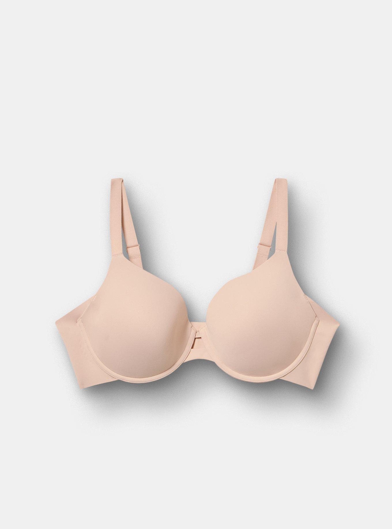 Invisible Support Full-Coverage Bra, ROSE DUST, flat