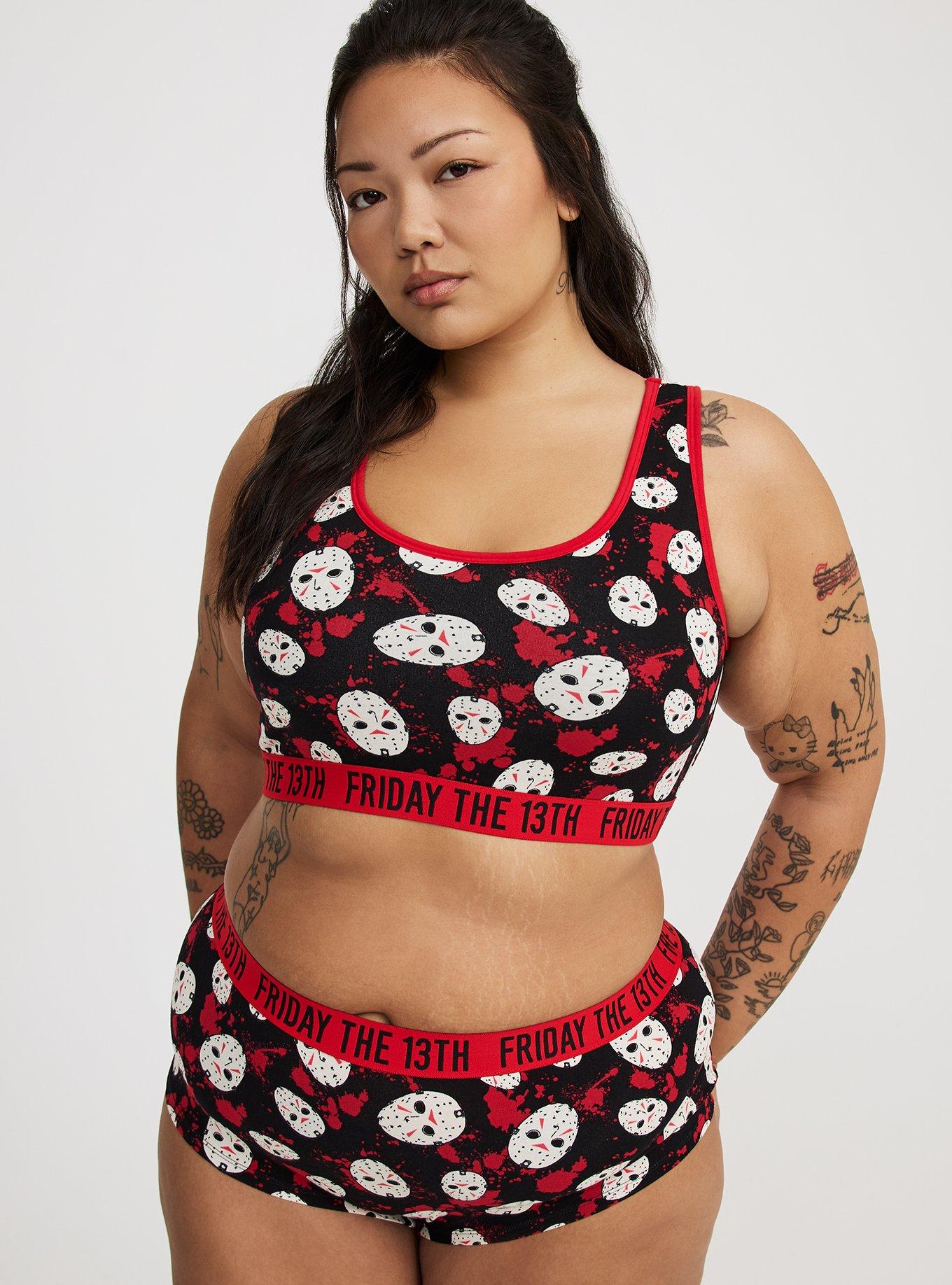 Friday The 13th Cotton Bralette
