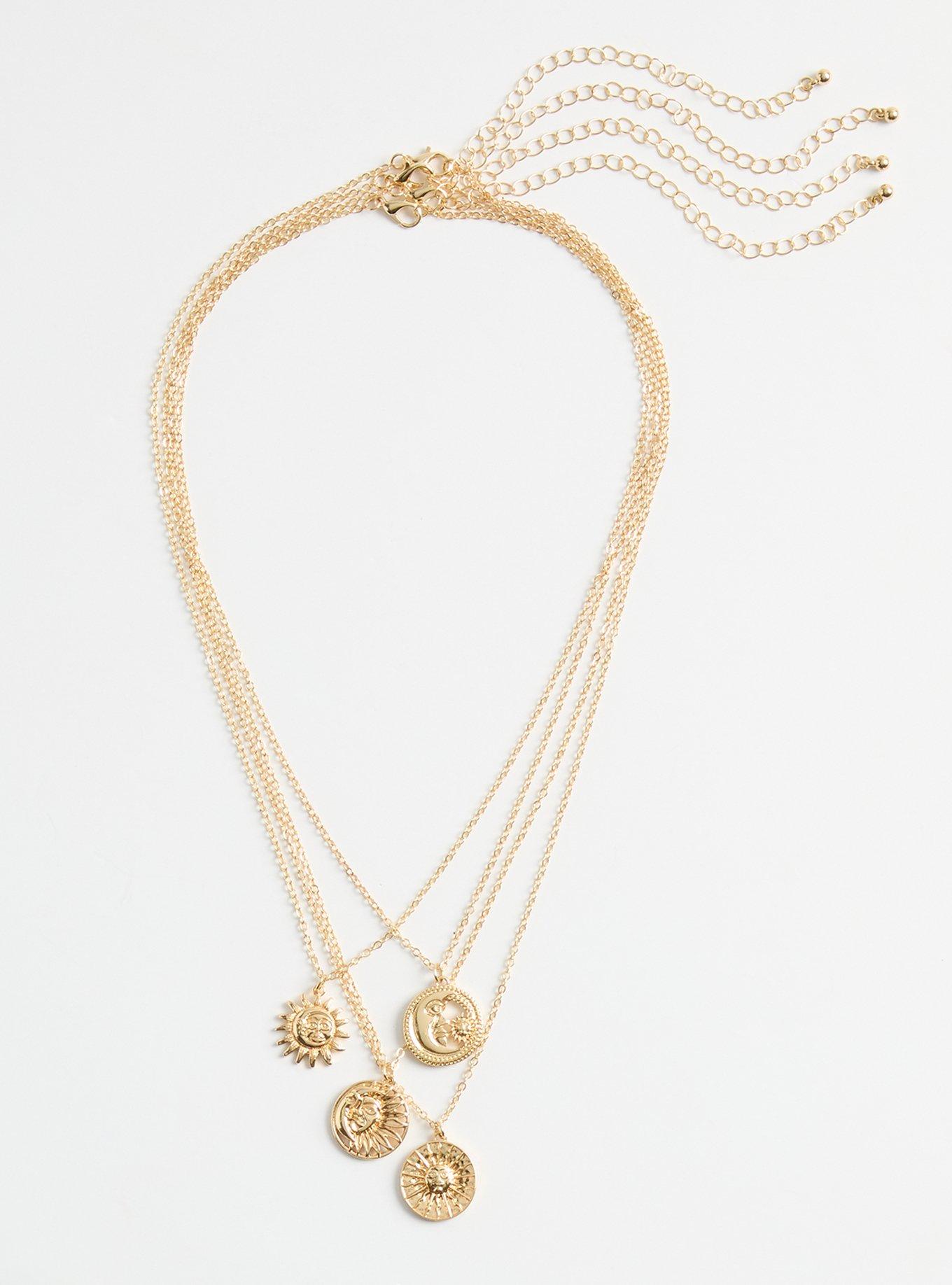 Coin Layered Necklace