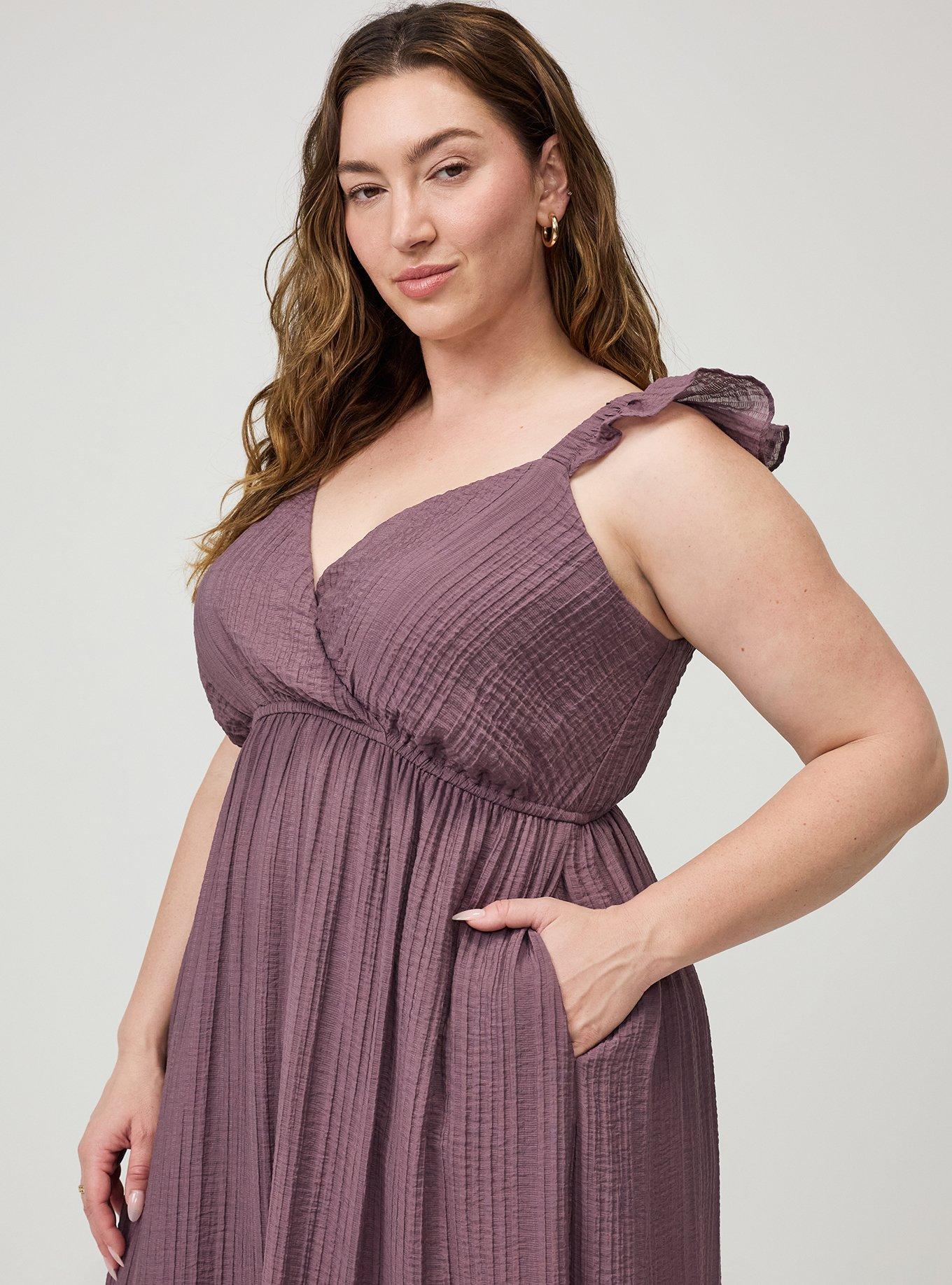Ruffle Surplice Maxi Dress, FLINT, alternate