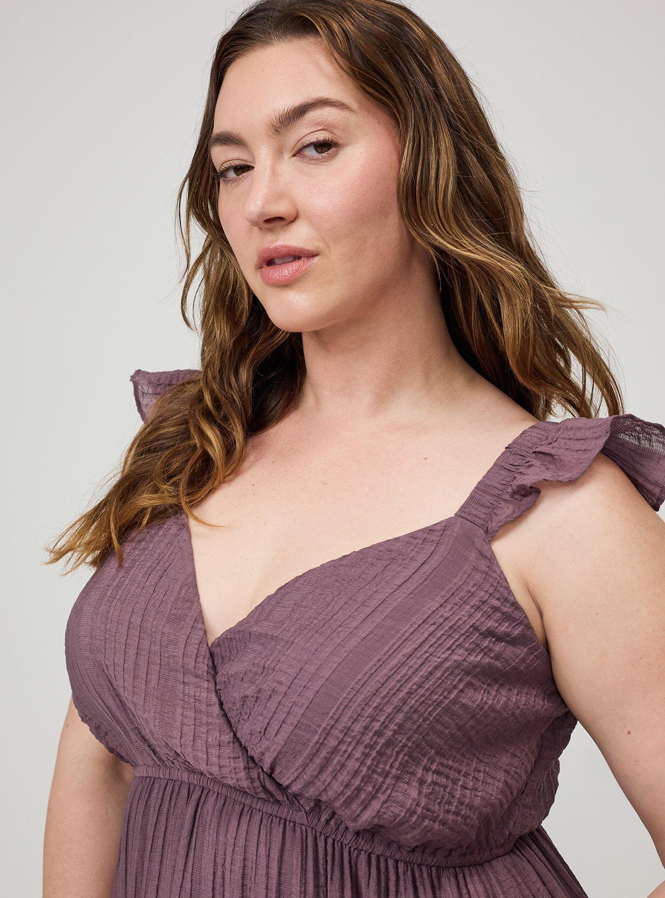 Ruffle Surplice Maxi Dress, FLINT, alternate