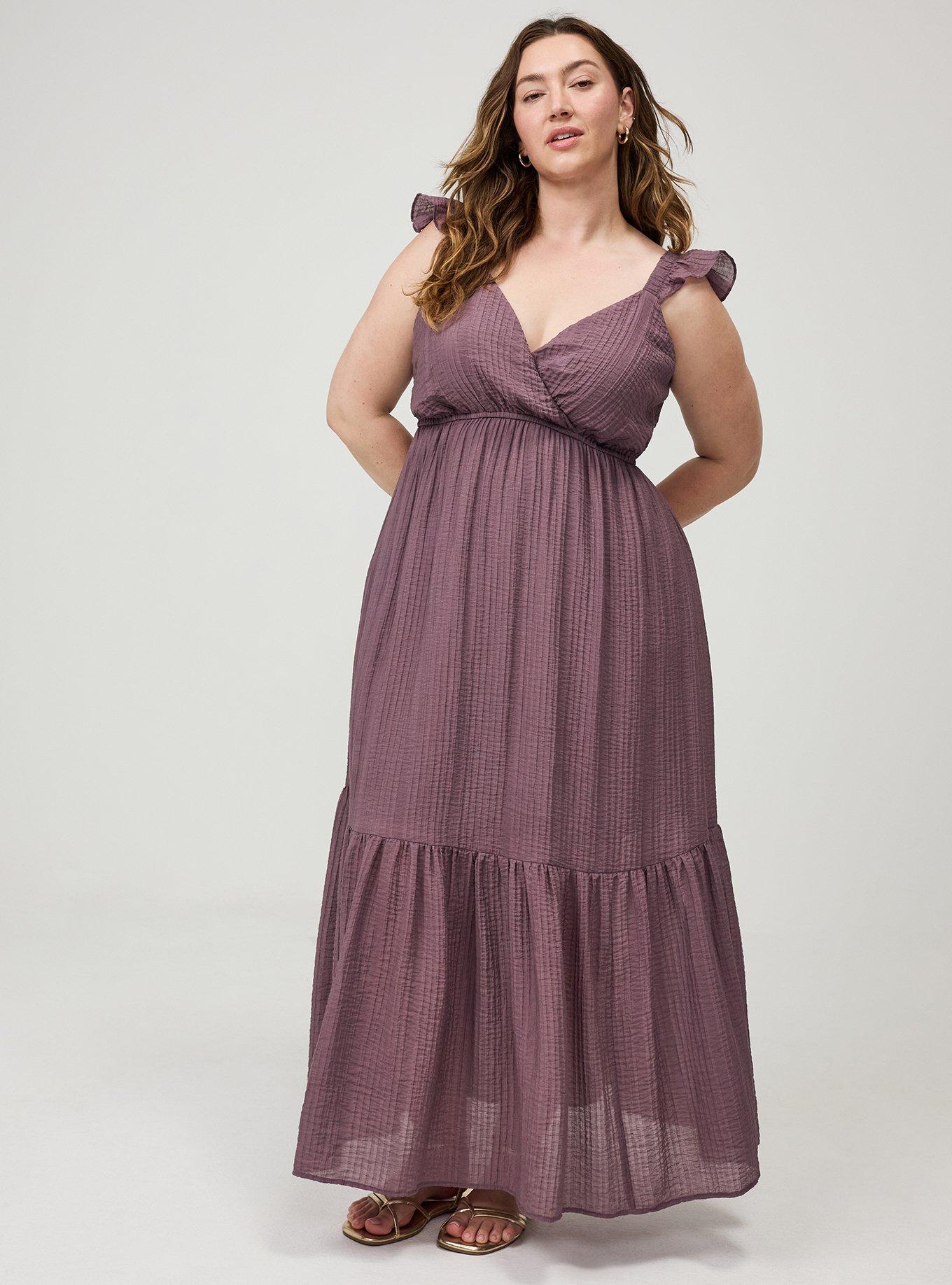 Ruffle Surplice Maxi Dress, FLINT, alternate