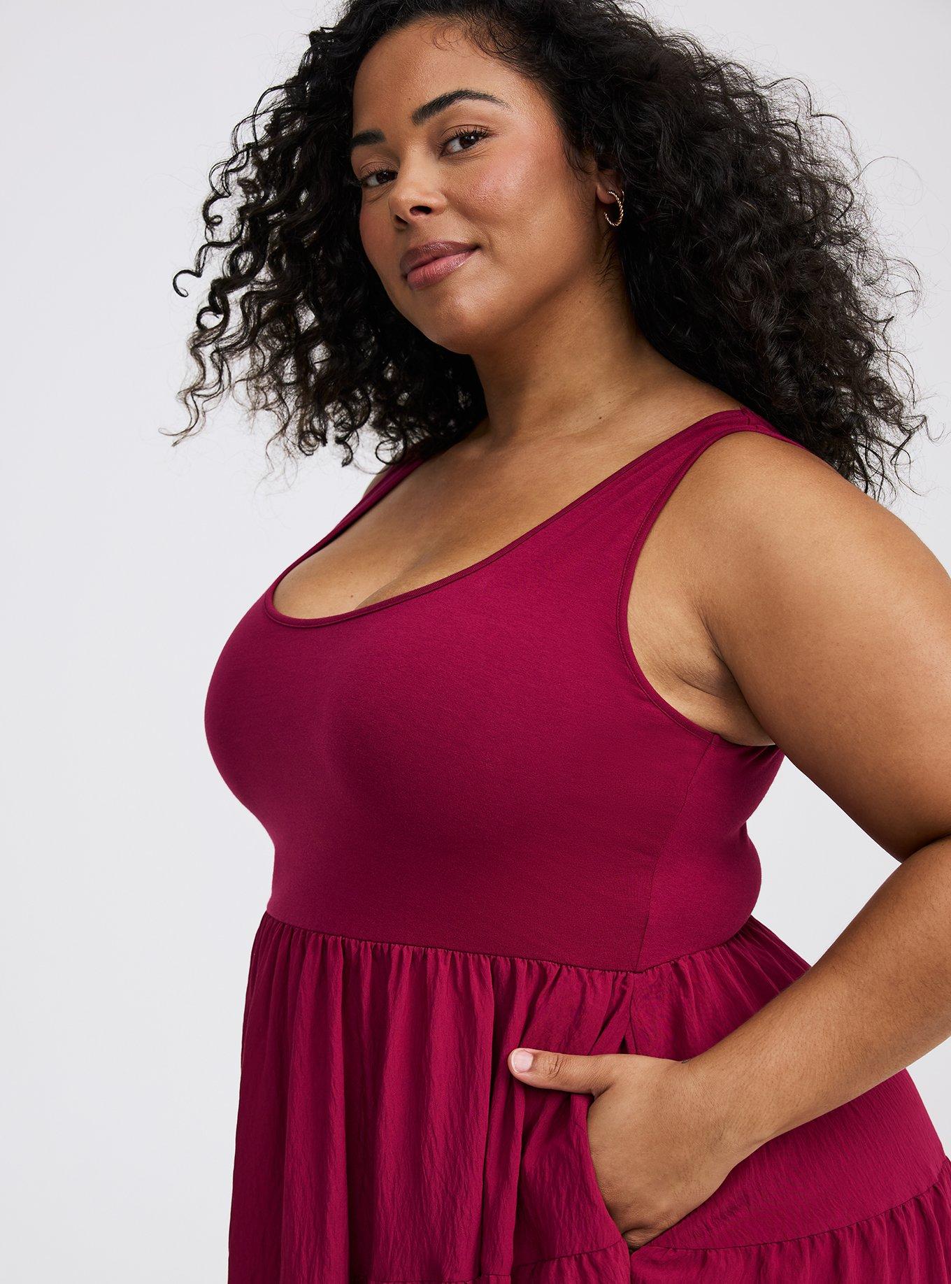 Maxi Asymmetrical-Tiers Dress