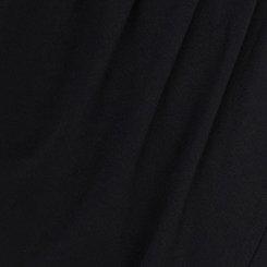 Plus Size Wrap-Front High-Low Skirt, DEEP BLACK, swatch