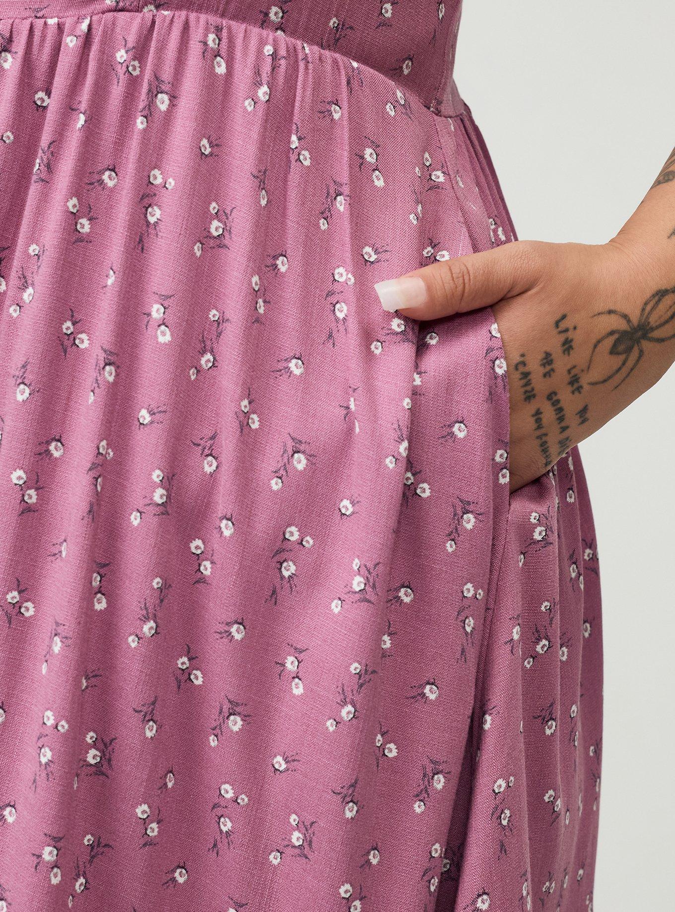 Puff Sleeve Tie Mini Dress, WHEAT GRASS FLORAL PLUM, alternate