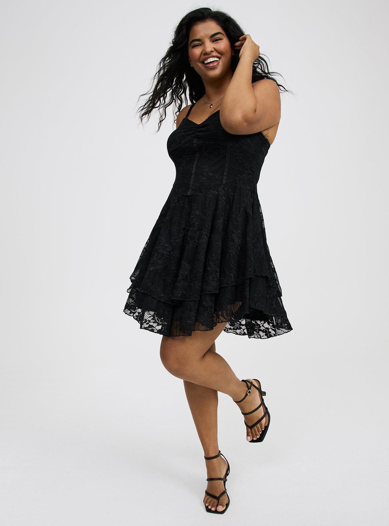 Mini Stretch Lace Corset Dress