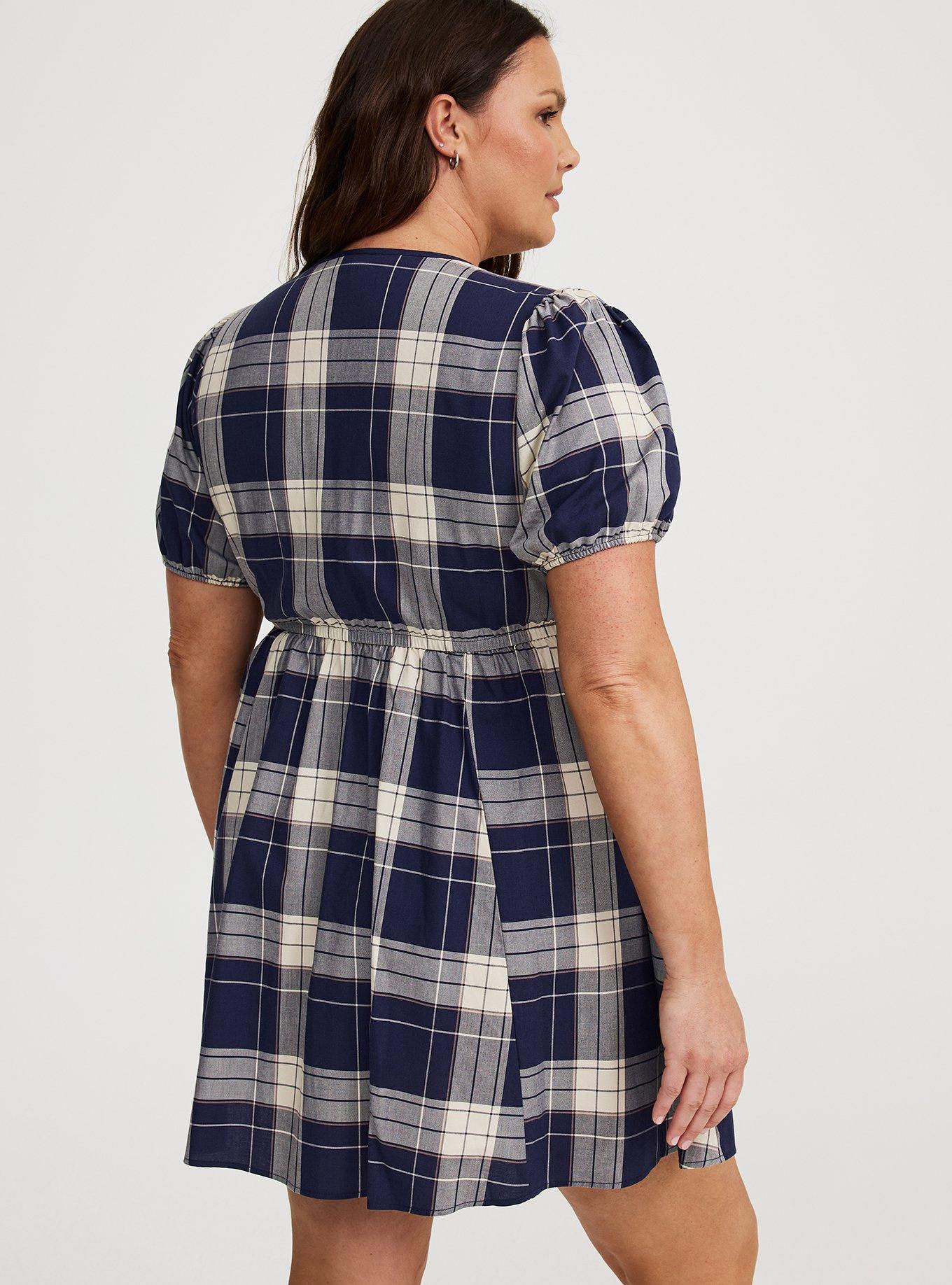 Mini Crew-Neck Bow Dress