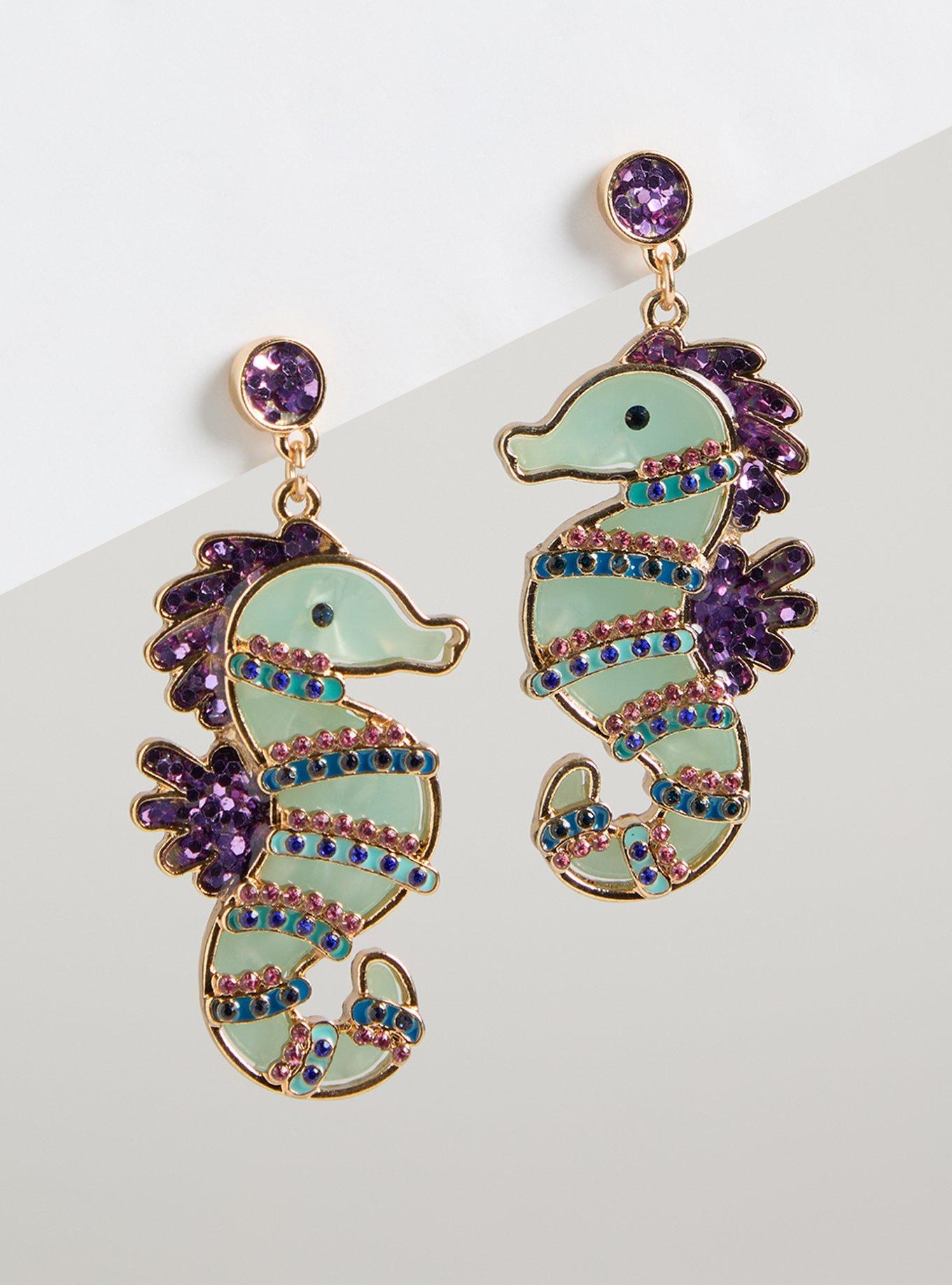 Seahorse Statement Earrings