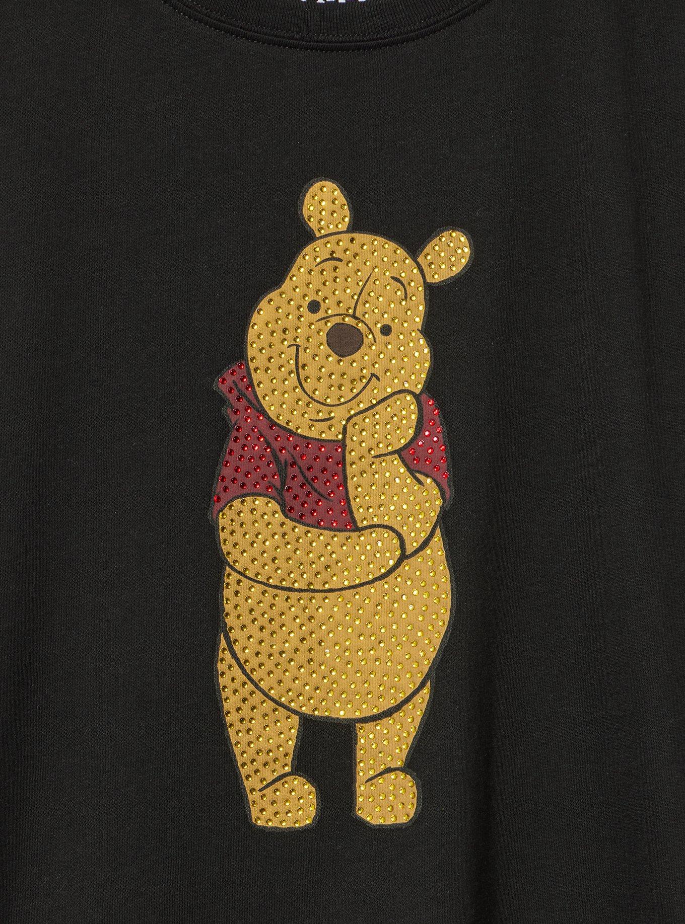 Disney Winnie the Pooh Classic Cotton Crew Tee, POOH DEEP BLACK, alternate