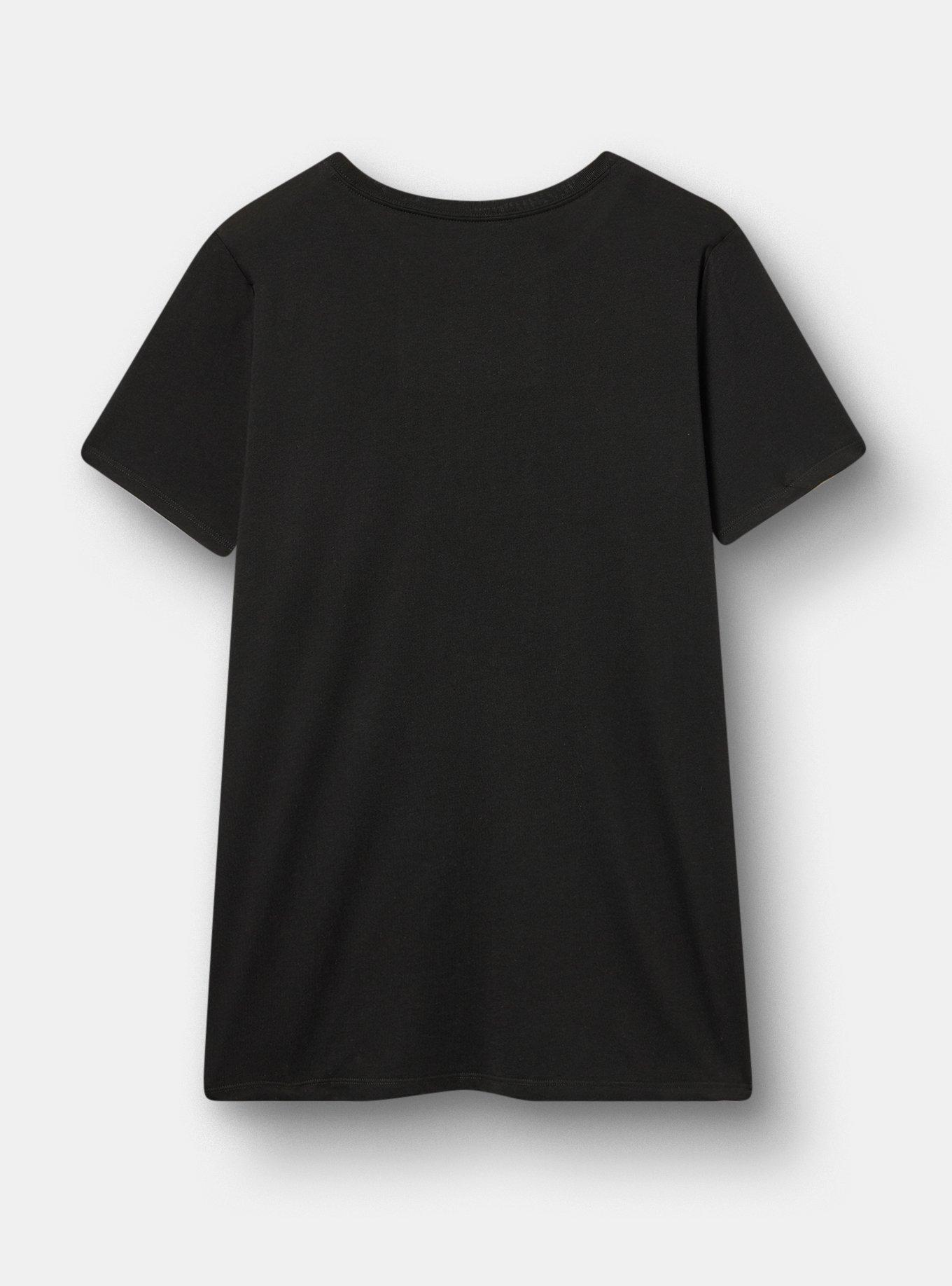 Disney Winnie the Pooh Classic Cotton Crew Tee, POOH DEEP BLACK, alternate