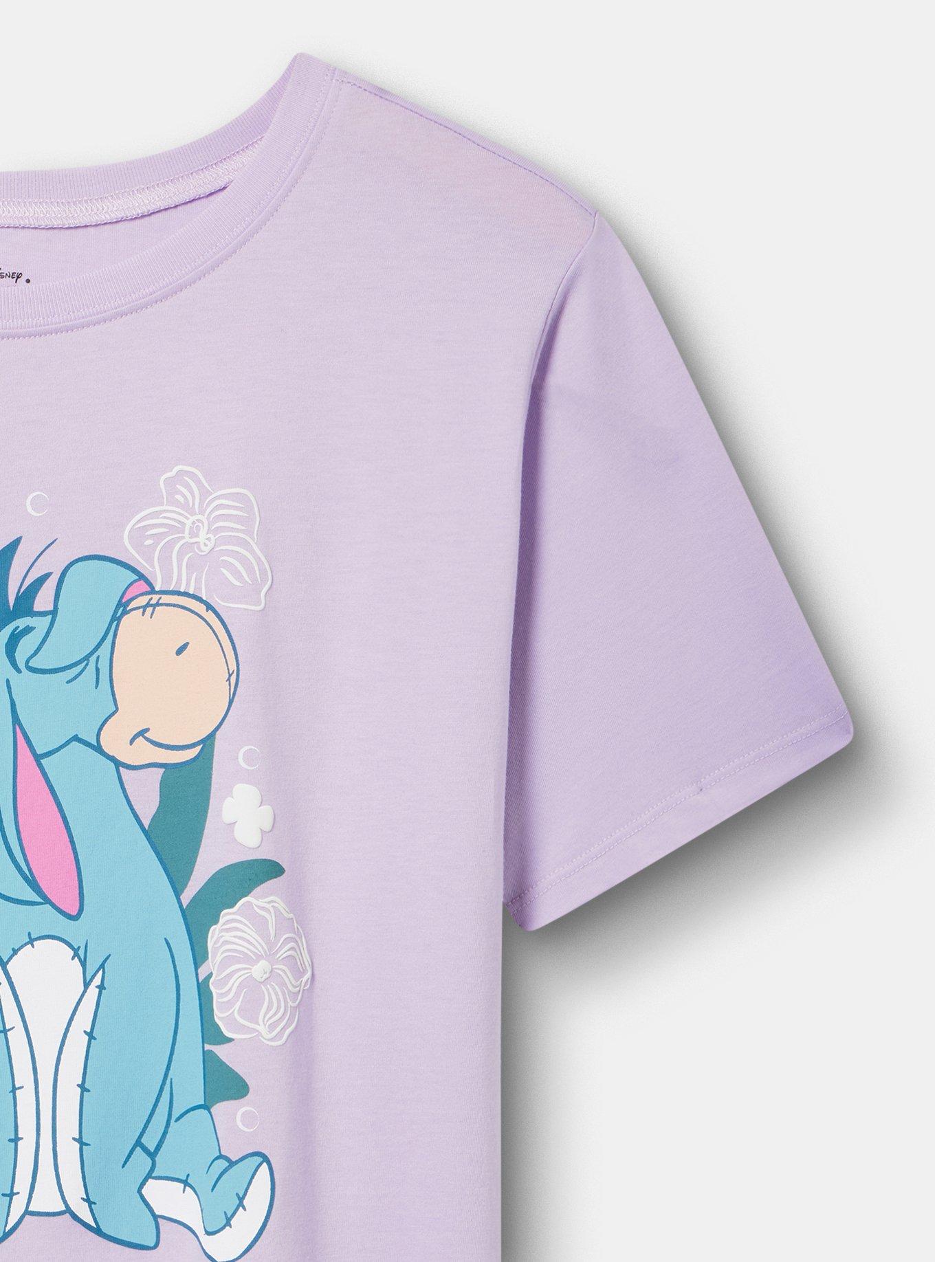Disney Winnie the Pooh Classic Cotton Crew Tee, EEYORE ENGLISH HYACINTH, alternate