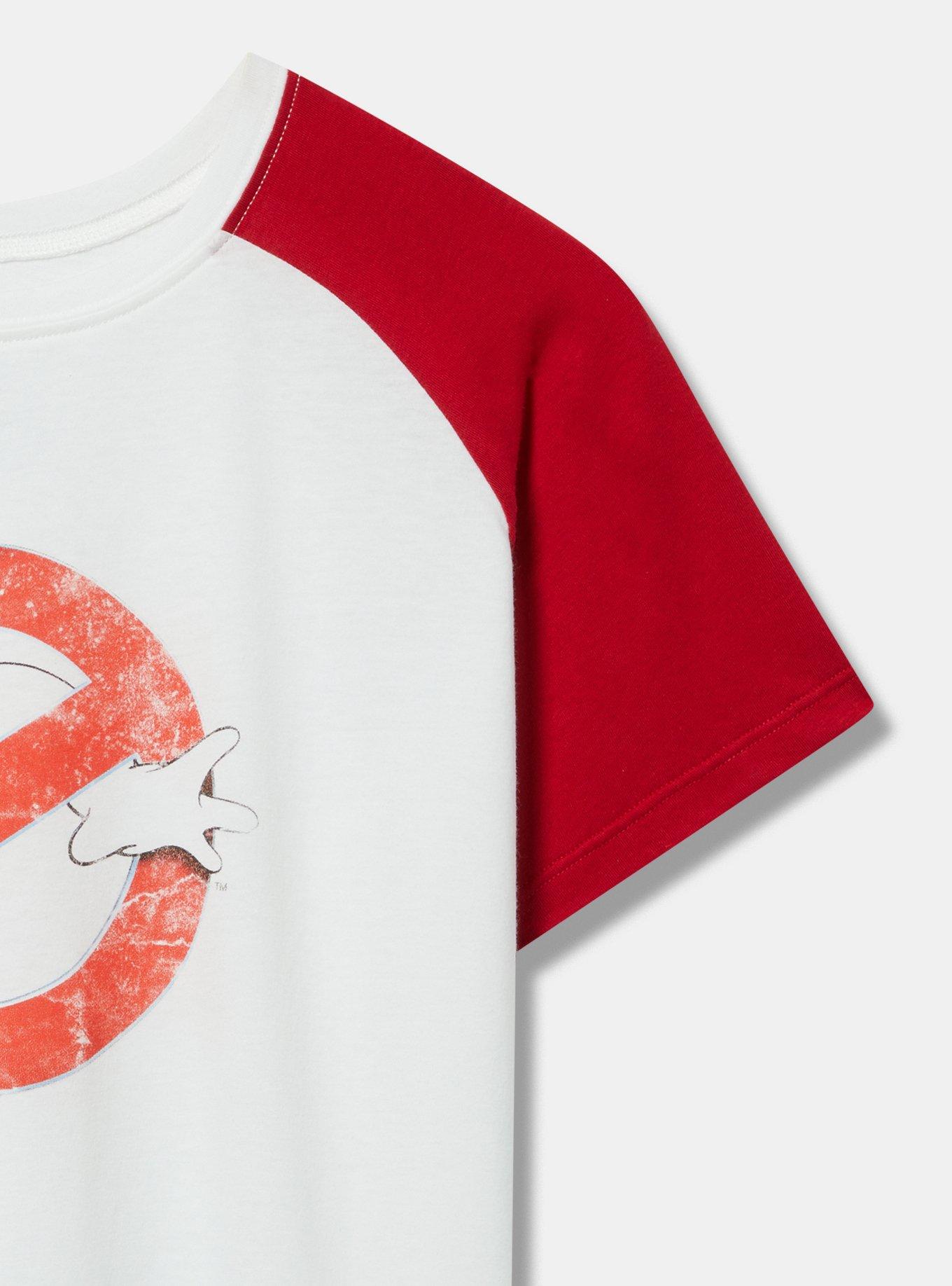Ghostbusters Cotton Cropped Raglan Tee